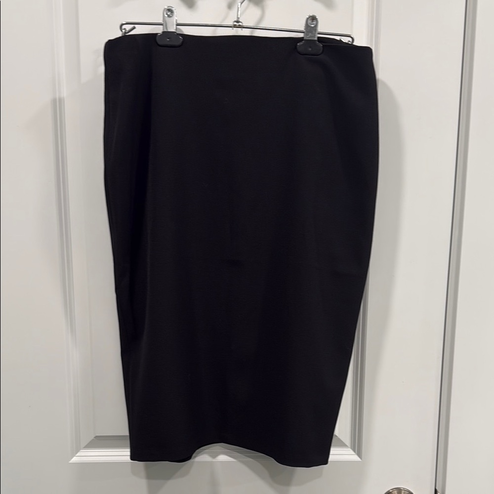 Premise Black Pencil Skirt Knee-Length Work